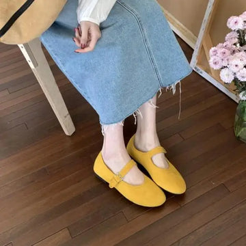 Xajzpa Summer Shoes Ladies 2025 Fashion Women's Female Footwear Round Toe Shallow Mouth Ballet Flats Casual Sneaker Modis Dress Boat